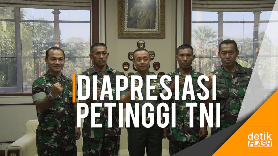 Momen Serda Suyono dan Serka Darwis Bertemu di Mabes AD