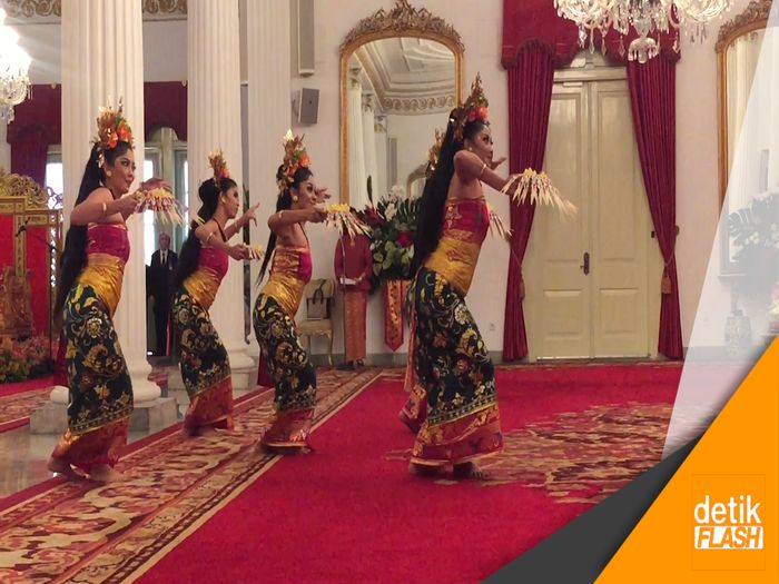 Jamuan Jokowi untuk Wapres AS: Tari Pendet