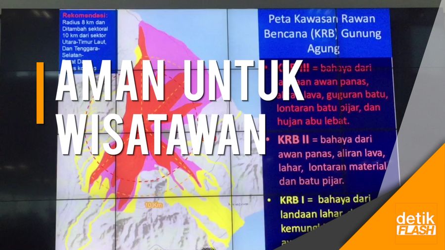 Gunung Agung Mulai Tertidur, Tapi Tetap Awas   