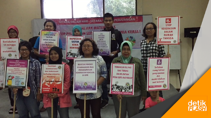 Sambut Hari Perempuan Sedunia, Buruh Perempuan Tuntut Keadilan
