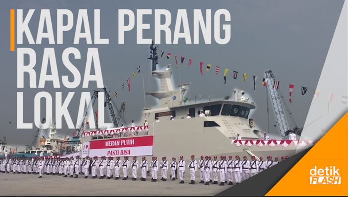 Ajib! TNI AL Punya Kapal Perang Baru Buatan Anak Bangsa