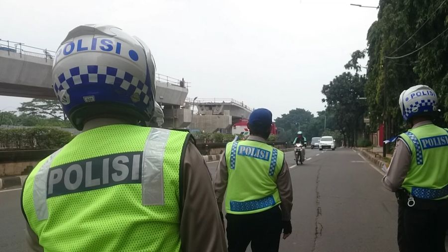 Kena Operasi Zebra, Pengendara Ini Ribet   