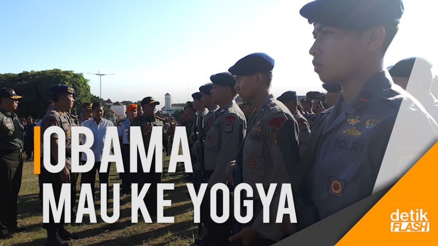 Pasukan Gabungan TNI-Polri Gelar Apel Pengamanan Obama di Yogya
