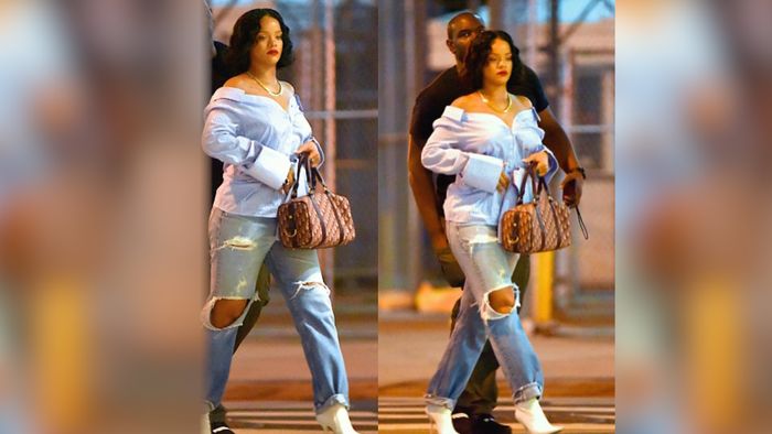 Tubuh Membesar, Rihanna Hamil?