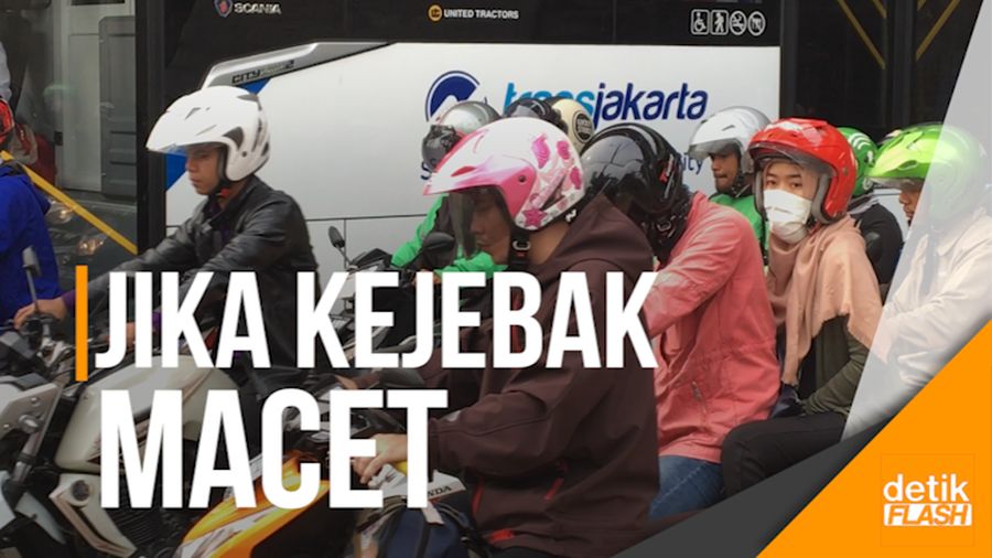 Ekspresi Mereka Jika Terjebak Macet di Mampang