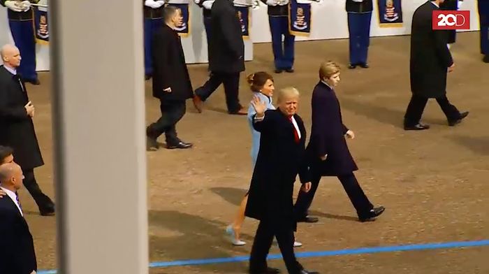 Parade Trump Menuju Gedung Putih