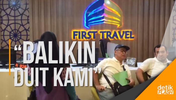 Puluhan Calon Jemaah Umrah Serbu Kantor First Travel
