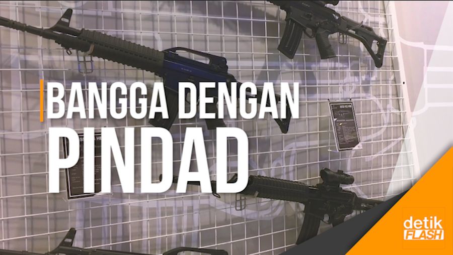 Senjata Keren Buatan Pindad Mejeng di Indo Security