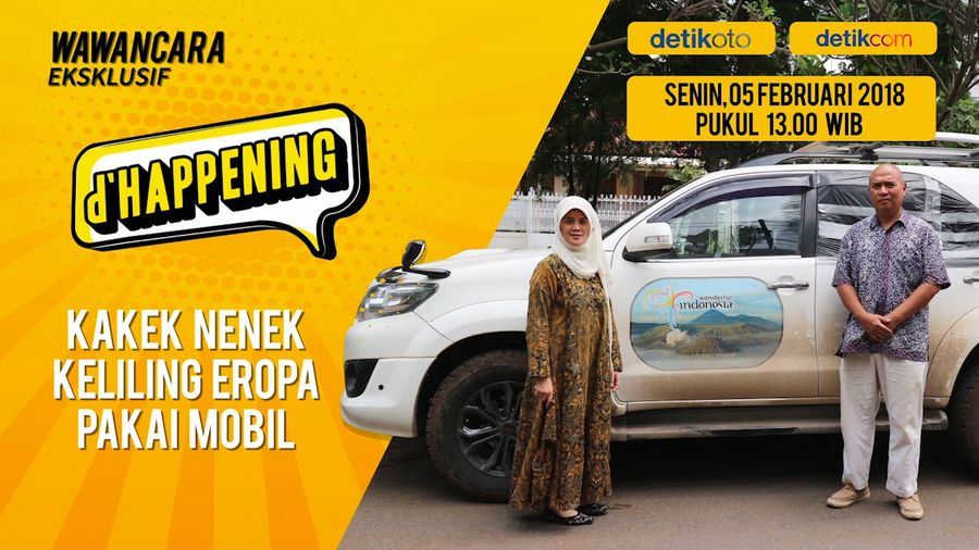 Saksikan d’happening Kakek Nenek Penakluk Eropa Pakai Mobil