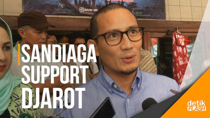 Janji Sandiaga: Dukung Penuh Gubernur Djarot