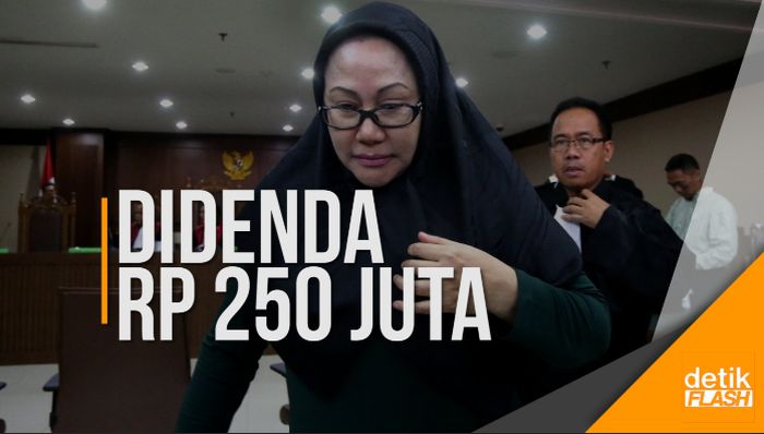 Tok! Ratu Atut Divonis 5 Tahun 6 Bulan Penjara