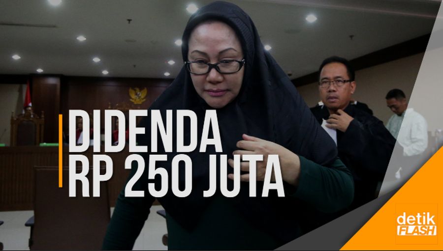 Tok! Ratu Atut Divonis 5 Tahun 6 Bulan Penjara