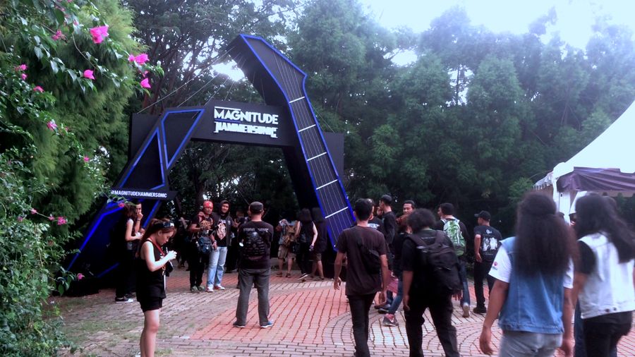 Semangat Baja Para Pengunjung Hammersonic 2017