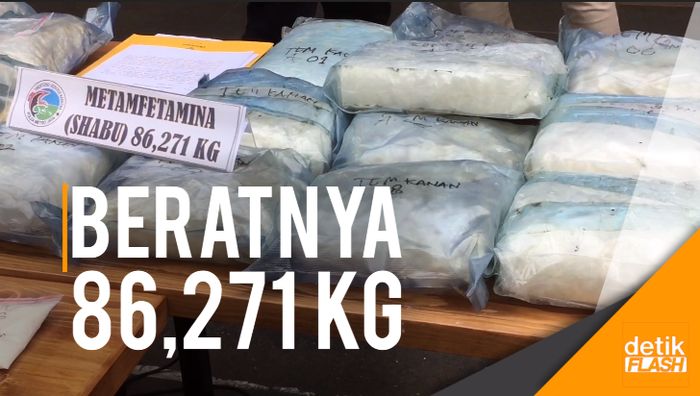 Polisi Ungkap Penyelundupan Sabu Taiwan Seberat Nyaris 100 Kg