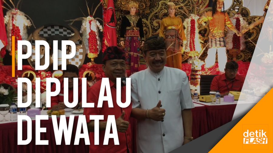 Sah! Wayan Koster-Cok Ace Jadi Jago PDIP di Bali 