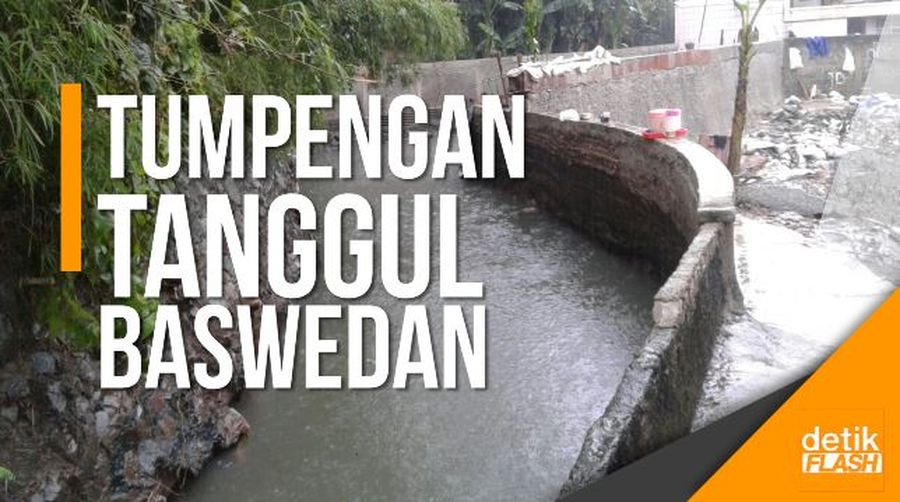 Warga Jati Padang Potong Tumpeng, Syukuran Tanggul Baswedan