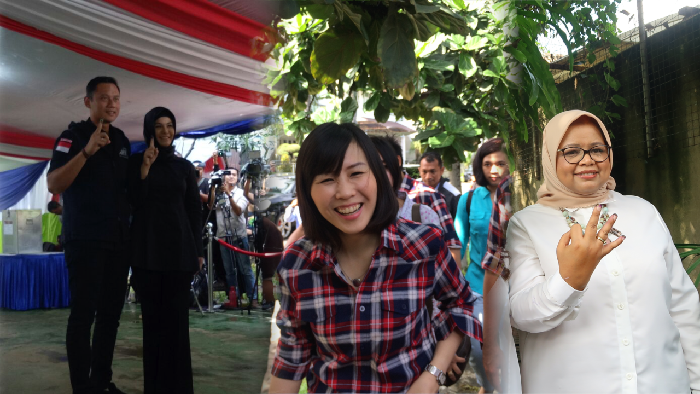 Gaya Istri Cagub DKI, Annisa Berhijab Veronica Pakai Jeans, dan Fery Pilih Abaya