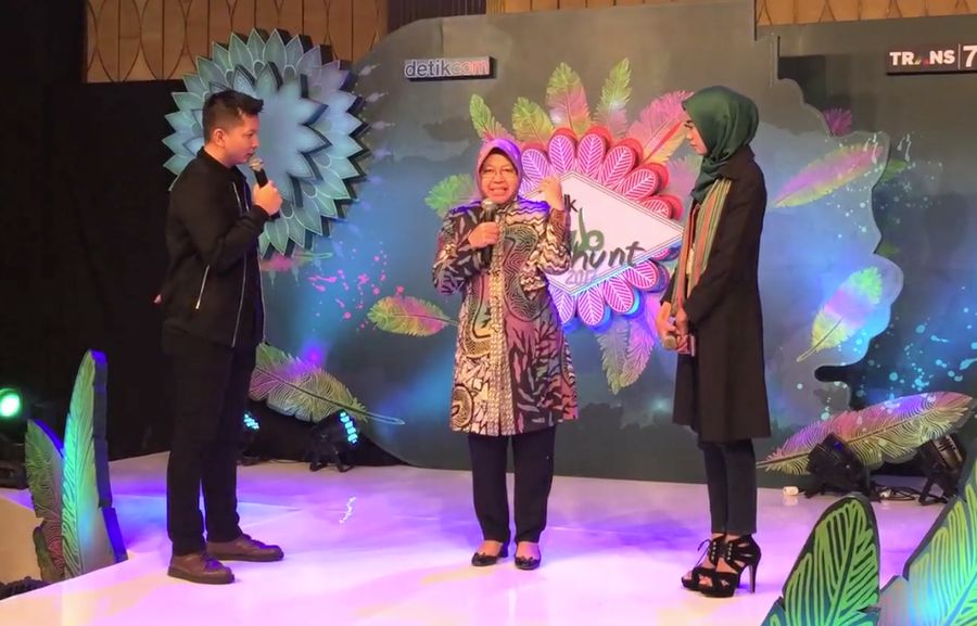 Wah! Risma Mendadak Hadiri Audisi Sunsilk Hijab Hunt 2017 di surabaya