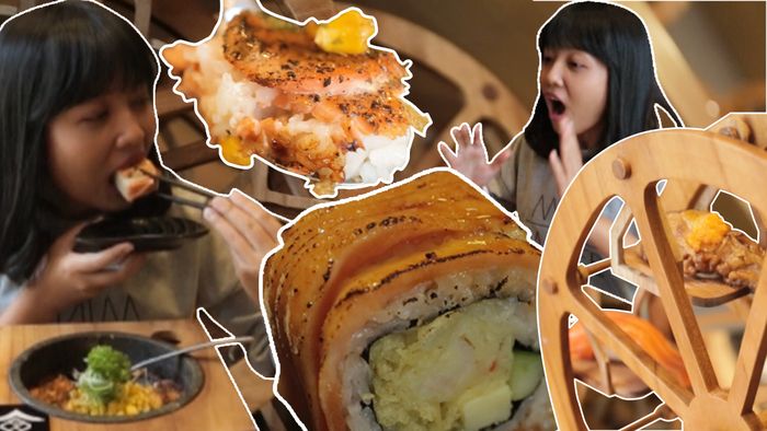 Sushi Zaman Now Kini Disajikan Pakai Bianglala