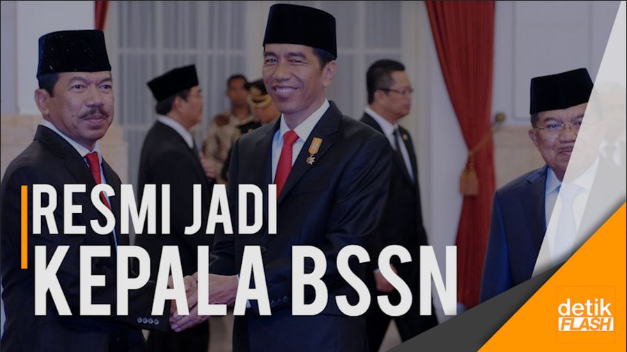 Sah! Djoko Setiadi Resmi Jadi Kepala Badan Siber dan Sandi Negara