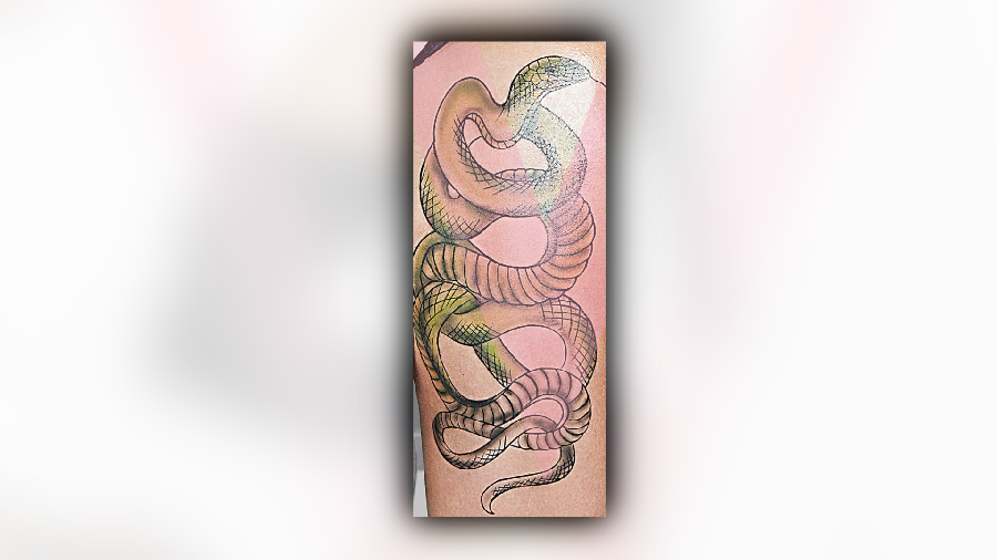 Tato Ular Kendall Jenner di Majalah V