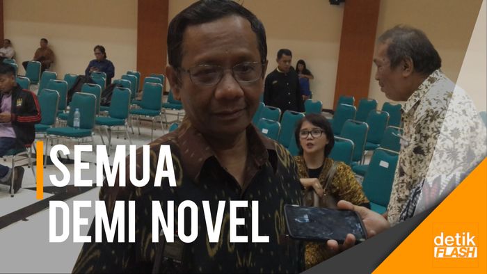 Soal TGPF Novel, Mahfud: Kalau Sungguh-sungguh Lebih Baik