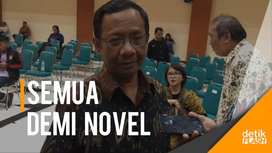 Soal TGPF Novel, Mahfud: Kalau Sungguh-sungguh Lebih Baik