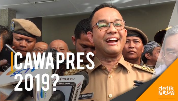 Masuk Bursa Cawapres 2019, Anies: Saya Kan Baru di Jakarta