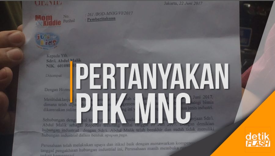 Karyawan MNC Group Datangi Kemnaker Bahas PHK Sepihak