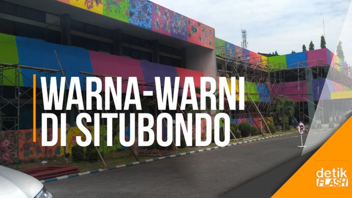 Perkantoran di Situbondo Mendadak Dicat Batik