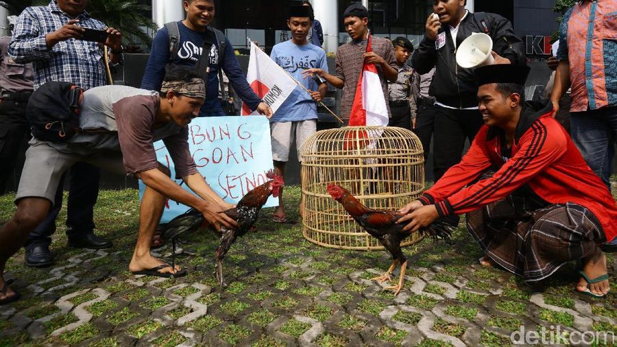 Aksi Teatrikal Adu Ayam: KPK Vs Setnov