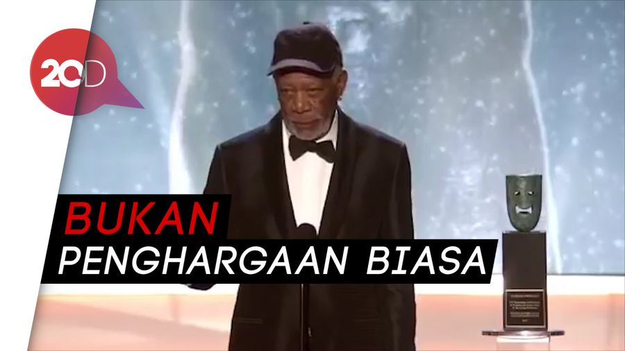 Morgan Freeman Raih Lifetime Achievement di SAG Awards 2018