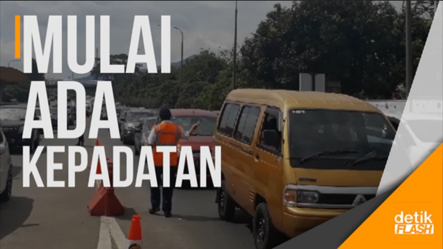 H+2 Arus Balik Lebaran, Gerbang Tol Cileunyi Mulai Padat