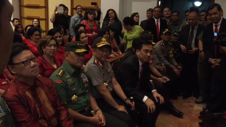 Rombongan Kapolri Keliling Jakarta, Cek Gereja 