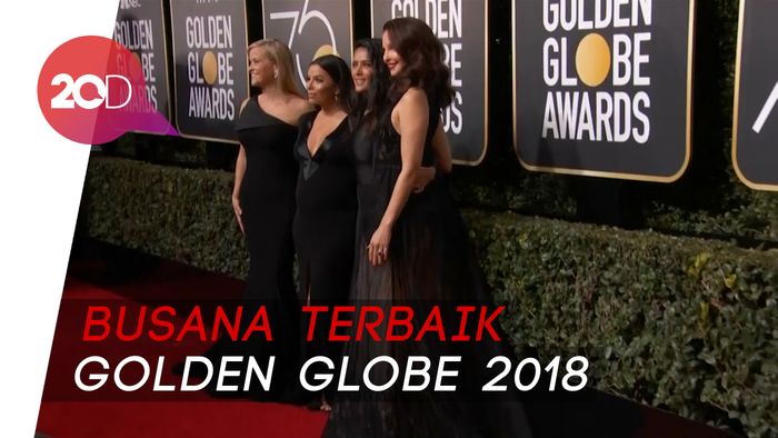 Ini Busana Artis Terbaik dan Terburuk Golden Globes 2018