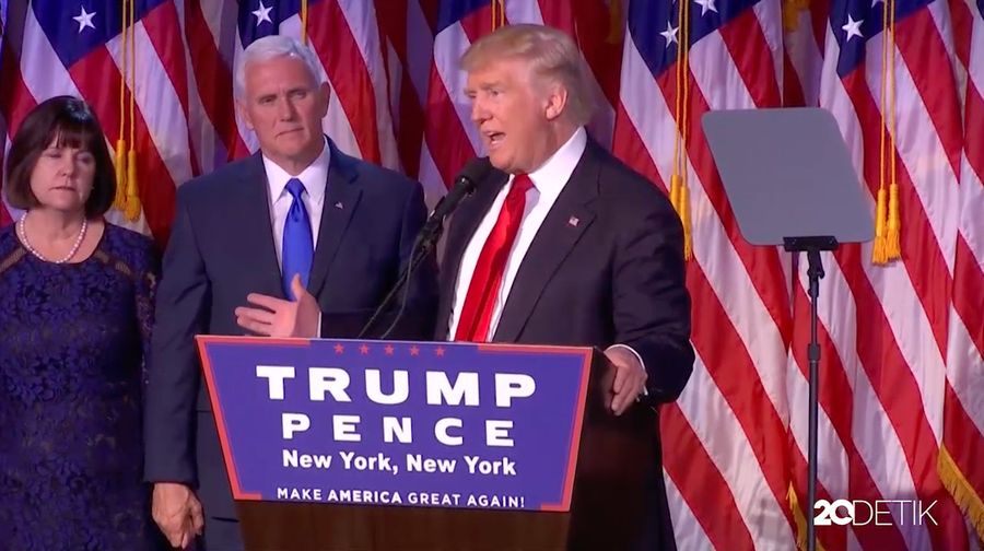 Donald Trump Kalahkan Hillary Clinton