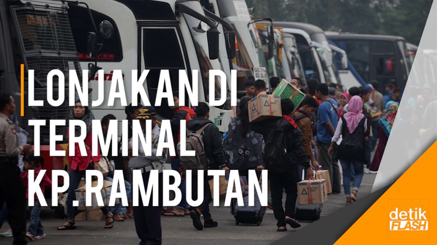 79 Ribu Pemudik Sudah Berangkat dari Terminal Kampung Rambutan