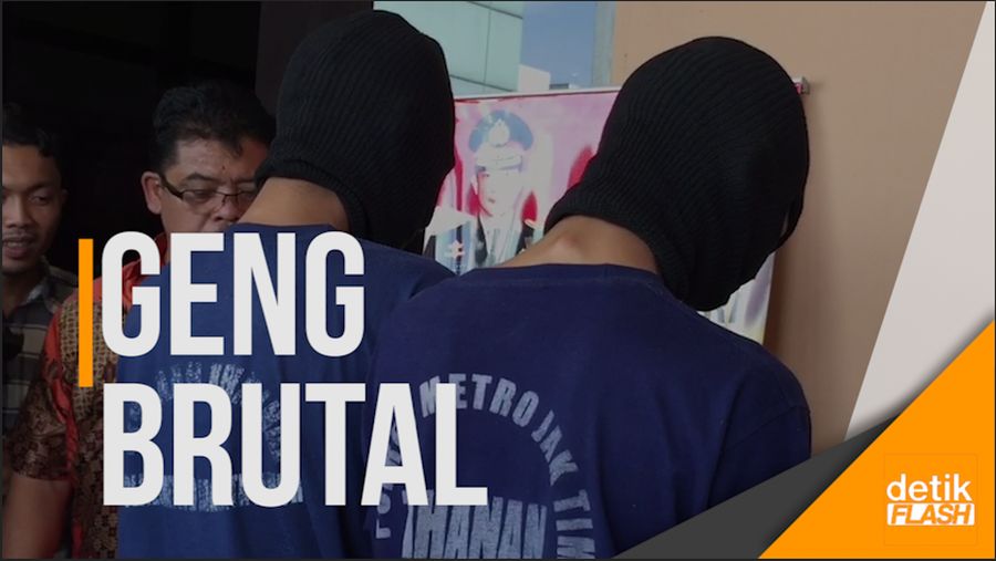 Geng Penyiram Air Keras di Klender Dibekuk