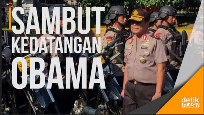 932 Personel Diterjunkan Sambut Kedatangan Obama di Jakarta