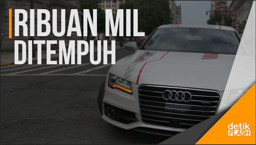 Ajib! Mobil Tanpa Sopir Pertama Melintas di New York
