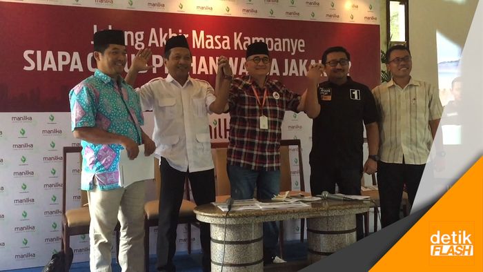 Kala Timses Agus, Ahok, dan Anies Tanggapi Hasil Survei Manilka