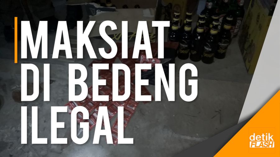 Razia di Kolong Tol Kalijodo, Petugas Sita Miras dan Kondom