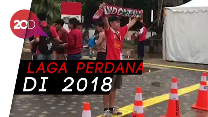 Antusiasme Suporter Saksikan Laga Timnas Vs Islandia