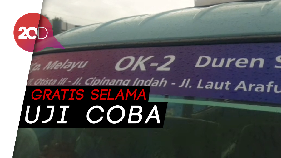 15 Angkot Siap Uji Coba OK Otrip Kampung Melayu-Duren Sawit