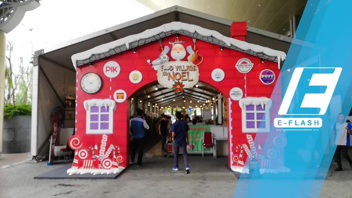 Sambut Tahun Baru Sambil Kuliner di Food Village de Noel