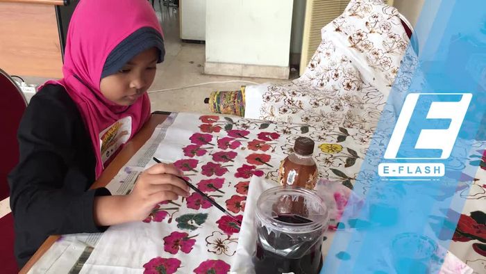 Liburan, Anak Sekolah Belajar Bikin Batik di Museum Nasional