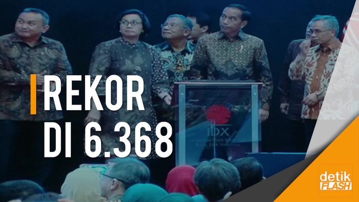 Pertama Kali Ditutup Presiden Jokowi, IHSG Cetak Rekor Tertinggi 