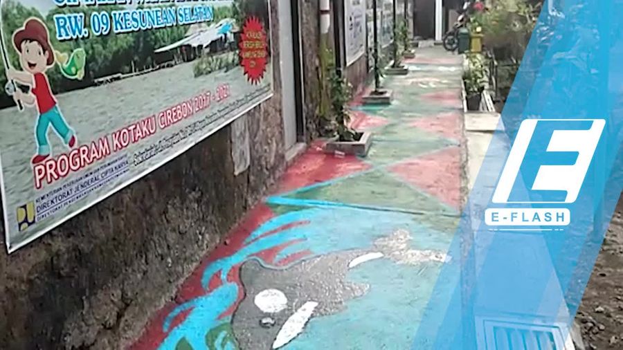 Warna-warni Kampung Pelangi di Cirebon