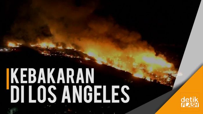 Kebakaran Hutan Meluas ke Dekat Permukiman Los Angeles