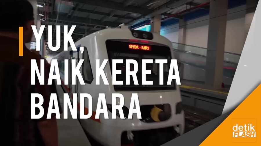 2 Januari 2018, Jokowi Resmikan Kereta Bandara Soekarno-Hatta